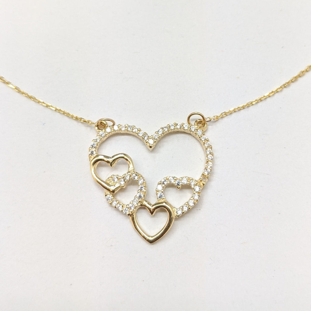 Gargantilla Corazón con Corazones